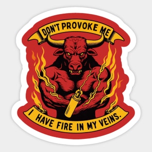 Minotaur quote-For greek mythology lovers Sticker